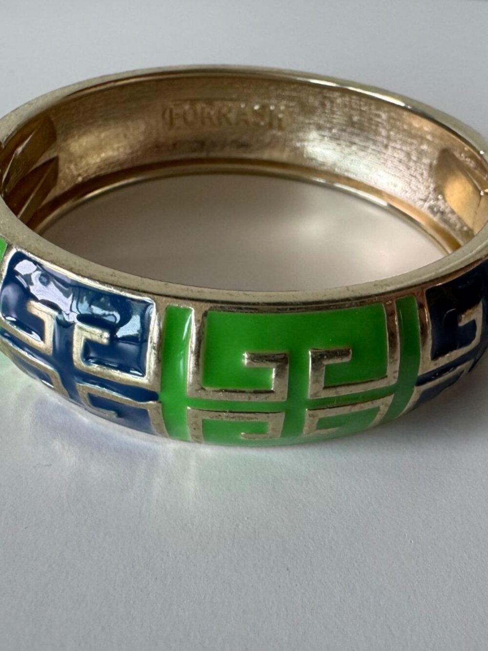 ForNash Green and Navy Enable Bangle
